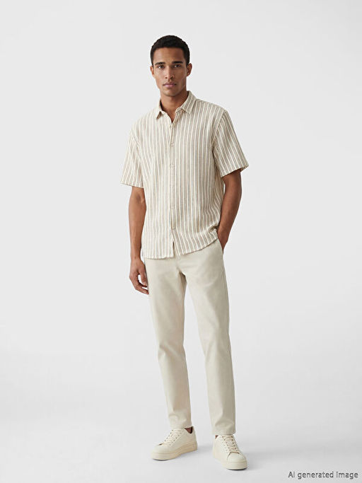 Рубашка мужская Regular Fit в полоску