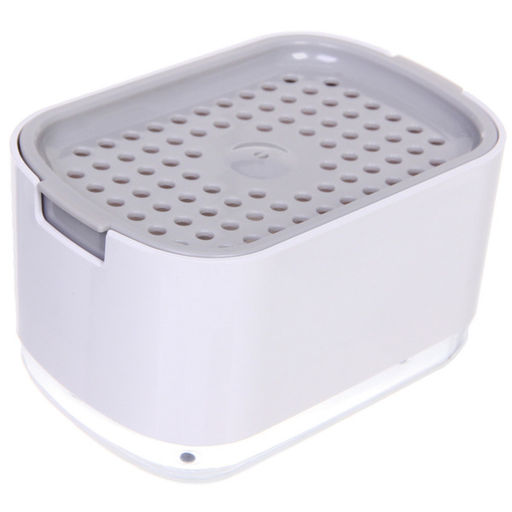 Подставка под губку с дозатором 300мл. 23х10,8х10 1878