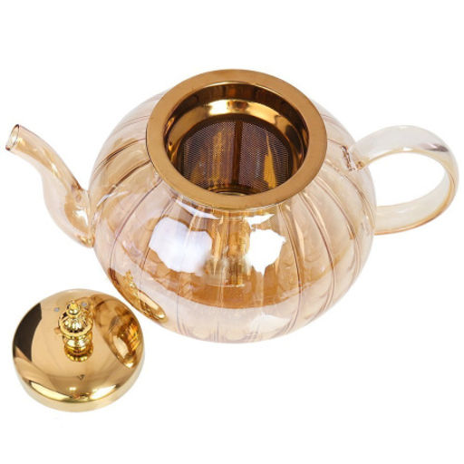 Чайник заварочный 1200 мл рифленый тонированный / LCTP5542 /уп 48/ - Галеонтрейд фото 3