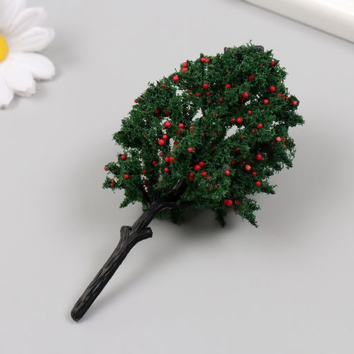 Цена за 2 шт. Искусственное растение для творчества пластик «Яблоня», 12 см