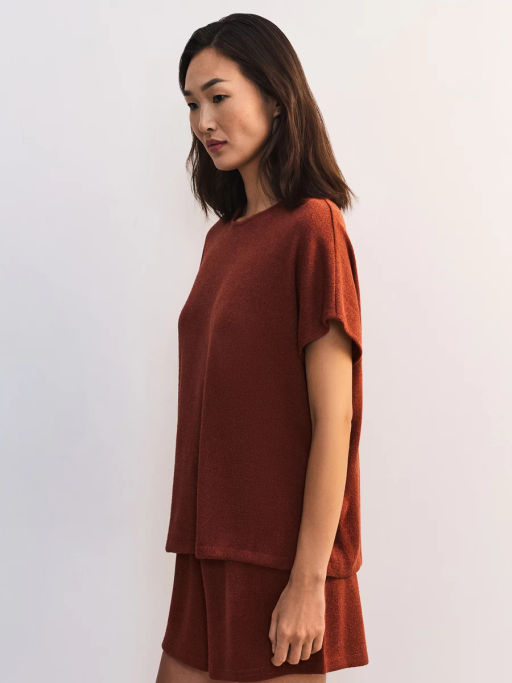 Футболка прямого кроя из вискозы ZR2605013420-21 / Zarina