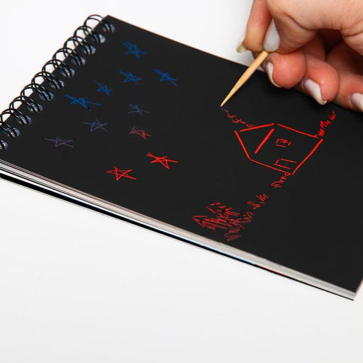 Блокнот-гравюра, 10 листов, лист наклеек, штихель, формат А6 Человек-Паук - Marvel фото 2