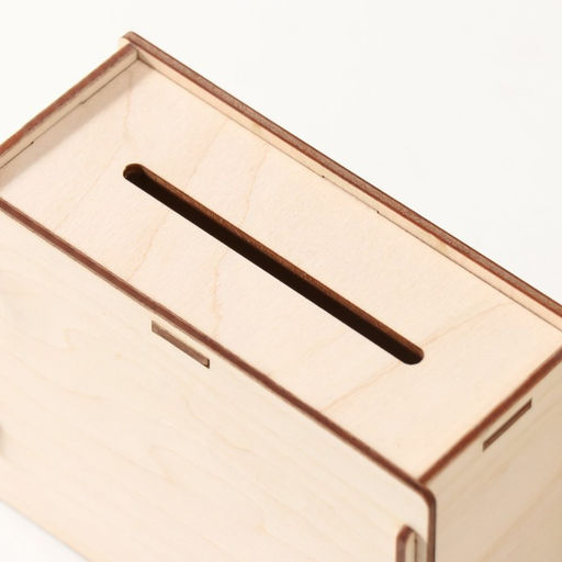 Деревянная копилка для денег «Кошелёк», заготовка, для купюр, монет, 13×10×5 см, набор 6 деталей