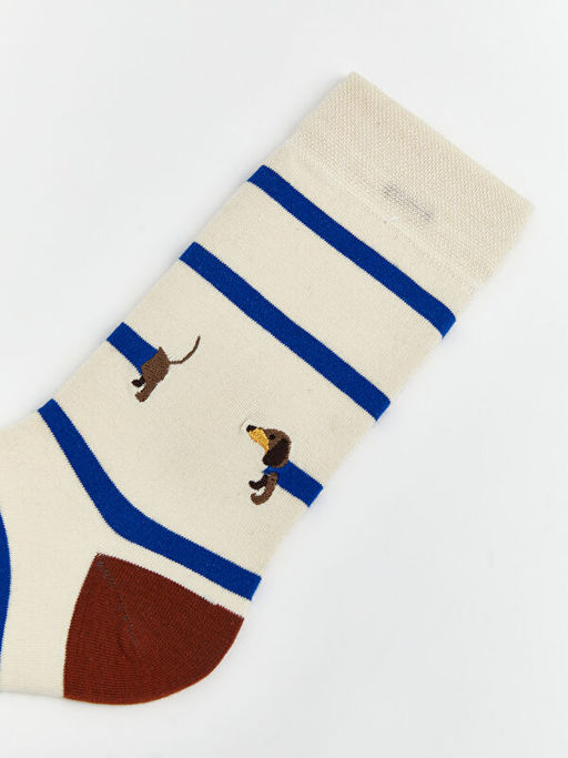 Bask?l? Erkek Soket ?orap