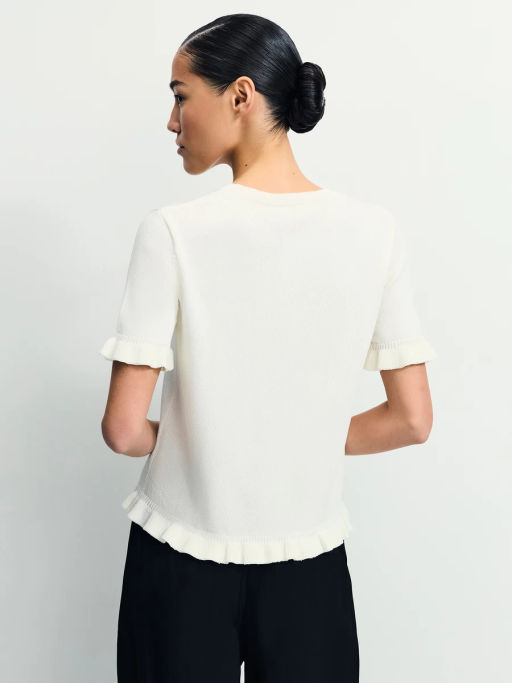 Джемпер с коротким рукавом из вискозы / Zarina