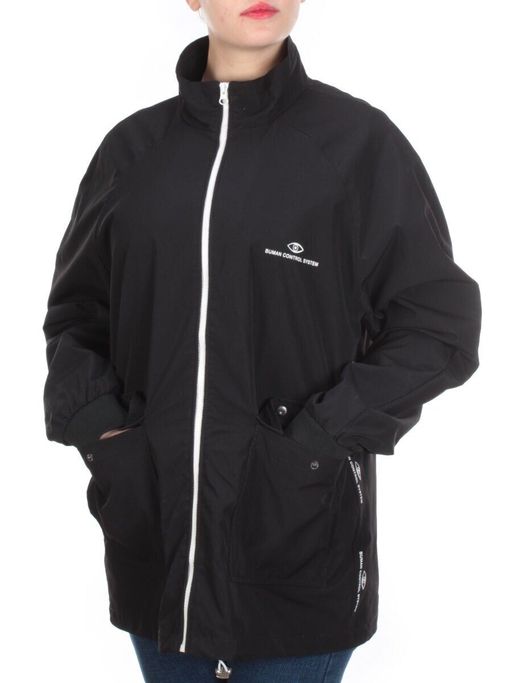 1106 BLACK Ветровка женская MADAM MODA (100% полиэстер) - Fashion фото 3