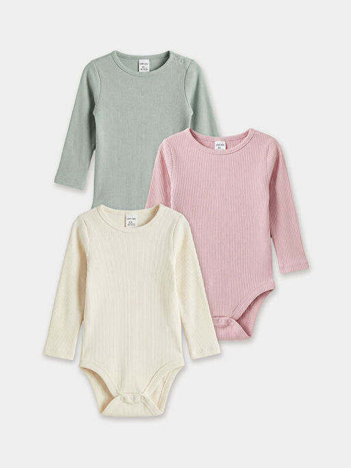 Uzun Kollu K?z Bebek ??t??tl? Body 3l?
