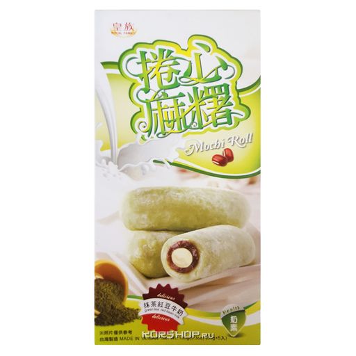 Моти-Ролл Зеленый чай Матча с Адзуки Q-idea, Тайвань, 150 г Акция