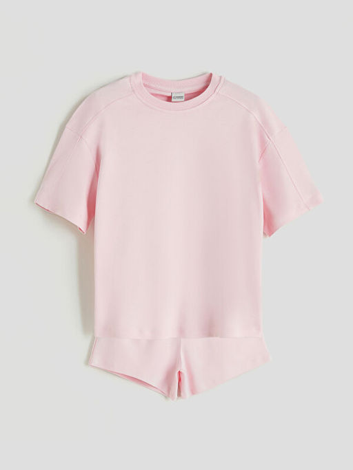 Bisiklet Yaka K?z ?ocuk Ti??rt ve ?ort