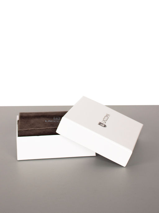 LACCOMA кошелек LA-2080-коричневый-золото натуральная кожа  фото 6