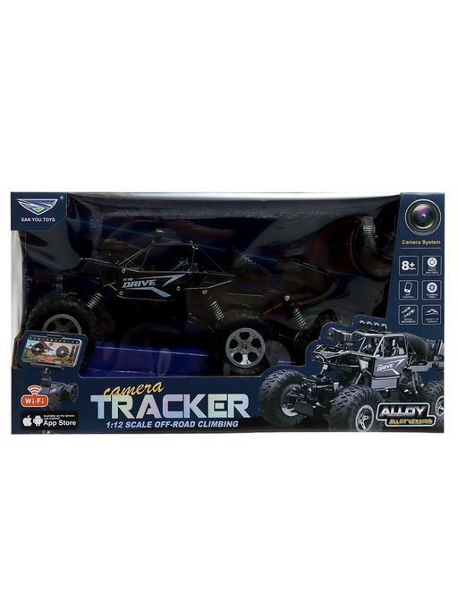 Машинка на пульте управления Вездеход с камерой, полный привод, Wi-fi, элементы из металла, цвет черный - Simaland фото 11