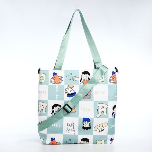 Шопер на молнии, цвет зелёный - Simaland фото 3