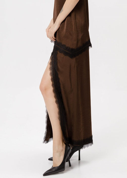 Юбка Pirs 6365 коричневый