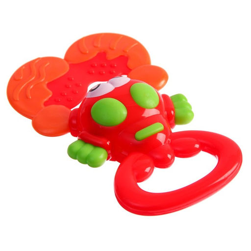 Погремушка «Крабик» с эластичными элементами, Крошка Я