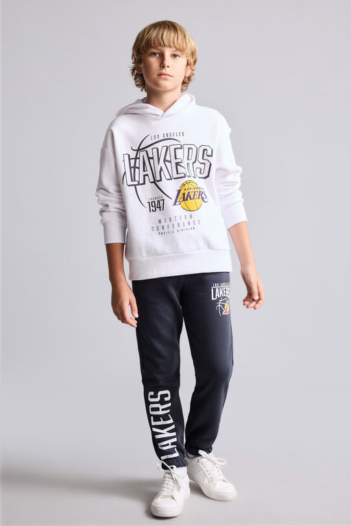 NBA Lakers Bask_l_ E_ofman Alt_ Erkek _ocuk - Defacto фото 2