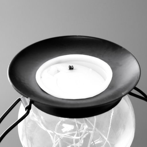 Фигурка светящаяся RISALUX «Лампа», LED-ночник, 1×CR2032, чёрный, 10×7×13 см