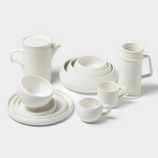 Тарелки Magistro OliveQueen, 3 шт.: d=14/19/23 см, фарфор, белые