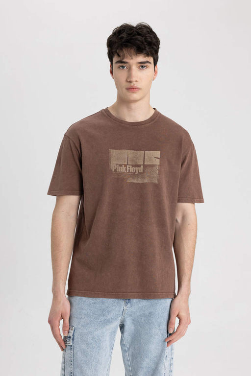 Pink Floyd Regular Fit Bisiklet Yaka K?sa Kollu Tisort - Defacto фото 2