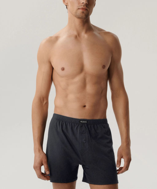 ATLANTIC BMB-003 Трусы боксеры Basic графитовый