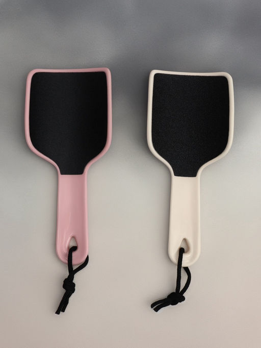 Пилка для пяток, эргономичная, наждачная, двусторонняя, 20.5 см, МИКС