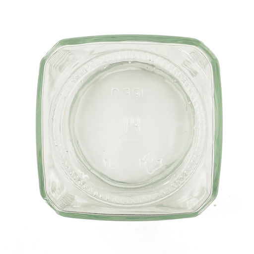 Банка стеклянная (под твист-офф 82мм) 0.39л квадратная