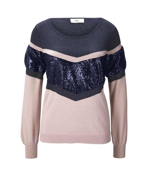 Пуловер, розово-синий - Heine фото 2