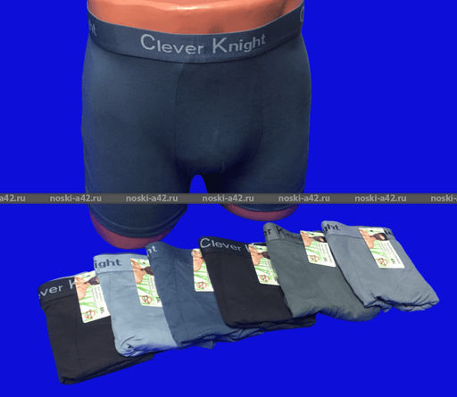 Цена за 8 шт. Трусы мужские боксеры ВЕЛИКАНЫ Clever Knight (СЛАВА) арт. F 7001 (7703, 7603, 7002) 5ХL(58-60) + 6XL(60-62) + 7XL(62-64) + 8XL(64-66) - Лика+ фото 4