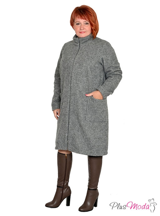 Жакет-дубленка Модель №1315 размеры 44-84 - Plusmoda фото 3