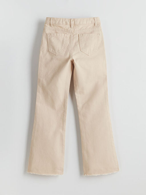 Beli Ayarlanabilir Lastikli K?z ?ocuk Pantolon