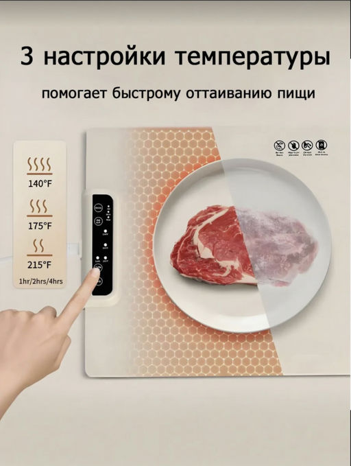 Коврик для подогрева еды электрический складной (3651) - Мой органайзер фото 2