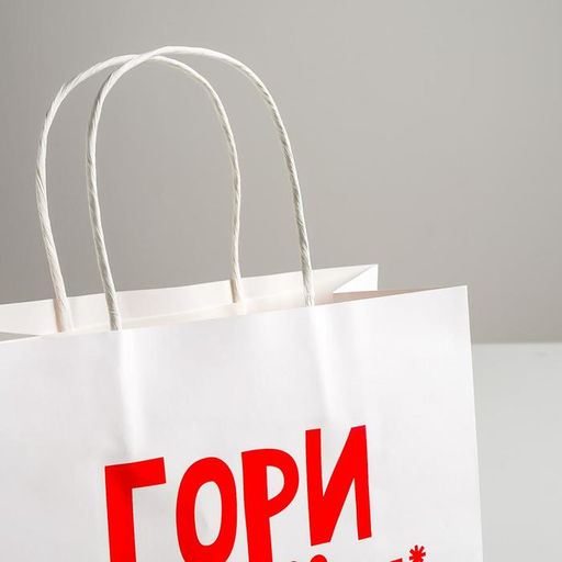 Пакет подарочный крафт Гори огнем, 22 х 22 х 11 см - Дарите счастье фото 3