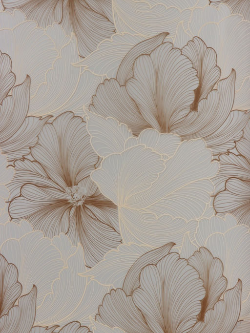 Цена за 20 шт. Пленка для цветов и букетов «Акварельный эскиз», матовая, бежевый, 57×57 см