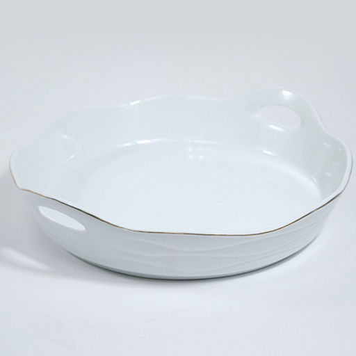 90016-134L Блюдо сервировочное для подачи керамика 30х28х5,5 LR (х10) - Mayer&boch фото 5