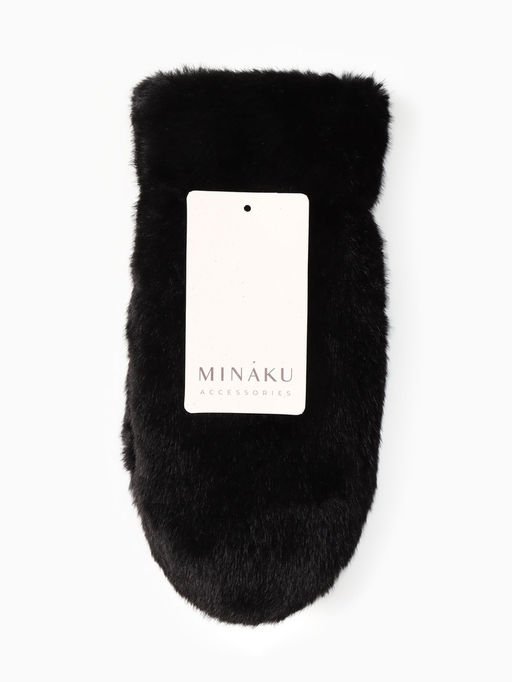 Варежки женские MINAKU цв.черный р-р 26*12см
