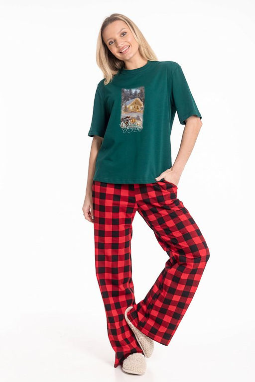 Футболка М325424Пз зеленый - Елена фото 2