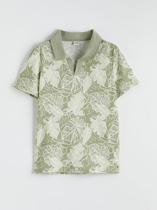 Polo Yaka Desenli Erkek ?ocuk Ti??rt ve ?ort