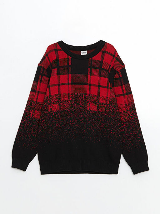 Bisiklet Yaka Erkek ?ocuk Triko Kazak