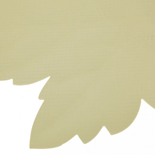 Салфетка декоративная Клен 38х38см рифленая, ПВХ, золото (Китай) - Домашняя мода фото 3