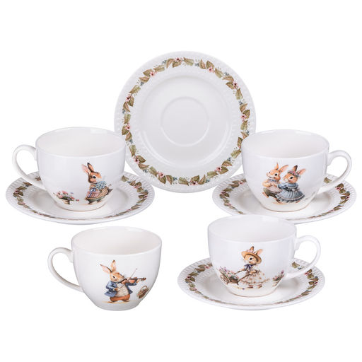 ЧАЙНЫЙ НАБОР LEFARD RABBITS FAMILY НА 4 ПЕР. 8 ПР. 250 МЛ