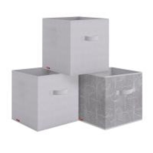 Короба стеллажные, без крышки, 28*28*28 см, набор 3 шт. Valiant  фото 46