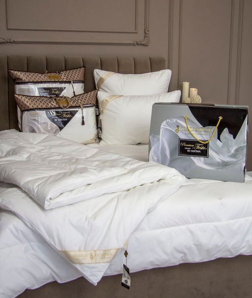 Одеяло 2х Premium Collection "Testo" (белый) 200х220