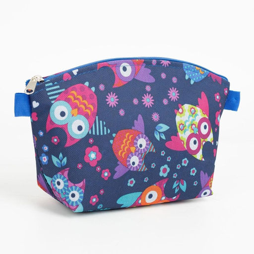 Косметичка на молнии, синяя