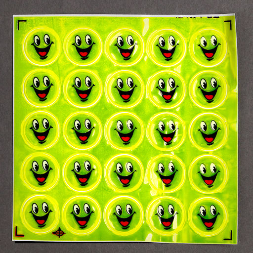 Зонт детский прозрачный с наклейками Cмайлики, d=90см - Funny toys фото 7