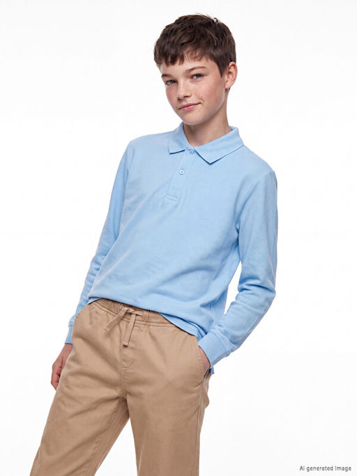 Polo Yaka Erkek ?ocuk Pike Ti??rt