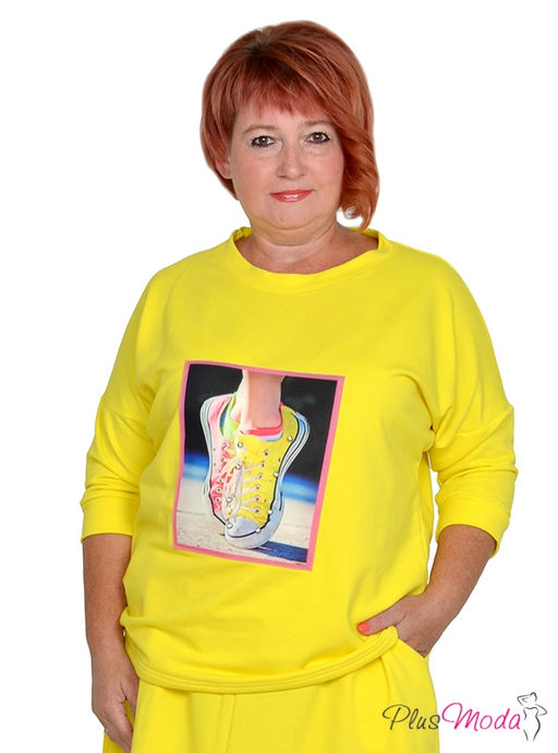 Туника Модель №1327 размеры 44-84 - Plusmoda фото 4