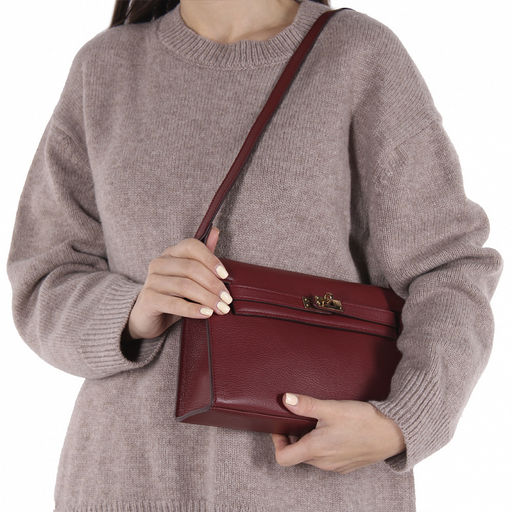 Сумка 1868VG wine red Vitelli Grassi