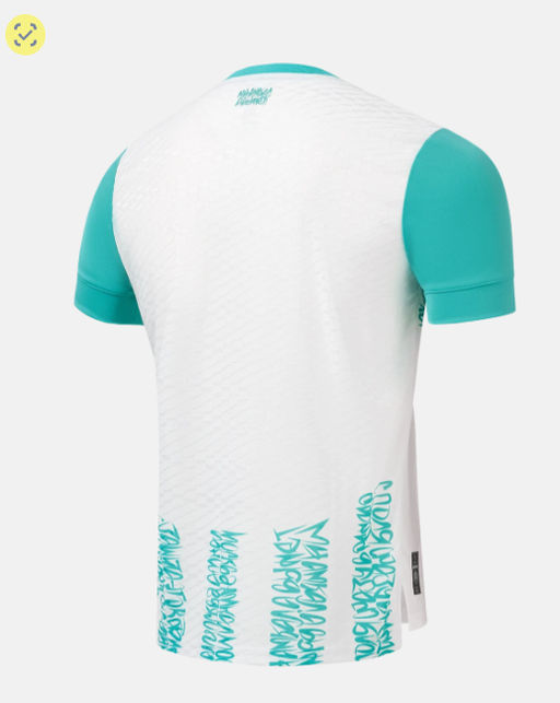 Футболка игровая Jogel AMKAL PerFormDRY Jersey, белый/бирюзовый  фото 3