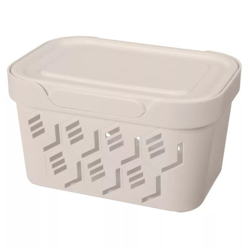 Ящик универсальный с крышкой "DELUXE", 1,9 л, 189*132*110 арт. С32335