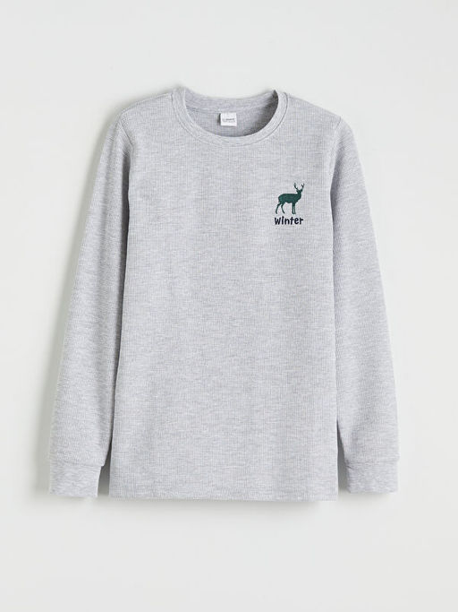 Bisiklet Yaka Erkek ?ocuk Pijama Tak?m