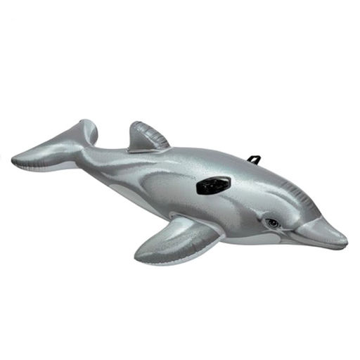 Игрушка надувная "Дельфин" с ручками 175х66см, до 40кг, от 3 лет (58535)